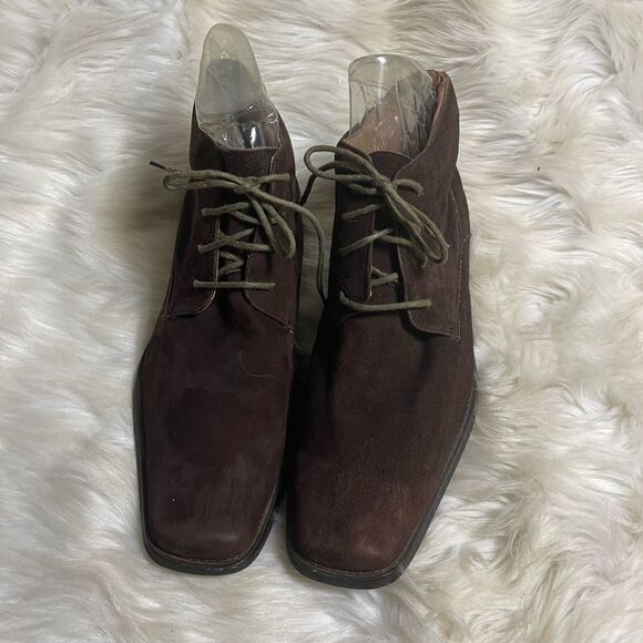 Fratelli Select Other - Fratelli Select leather Brown Suede high top lace up  Men’s shoes size 10M